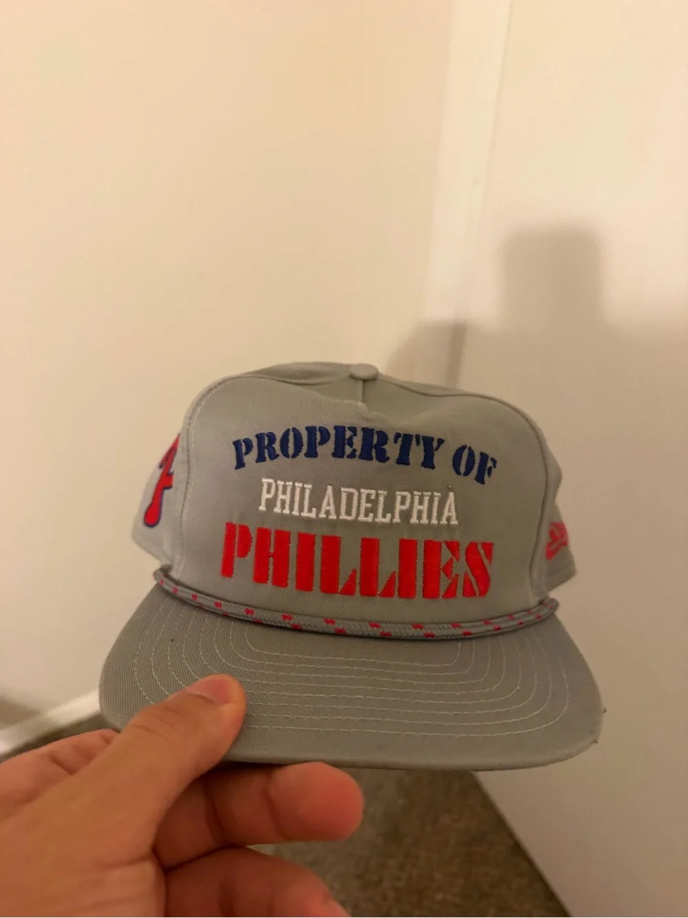 Philadelphia Phillies Kids Gray Snapback Cap